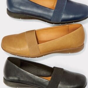 Comfortview Arya Camel Color Faux Leather Flats